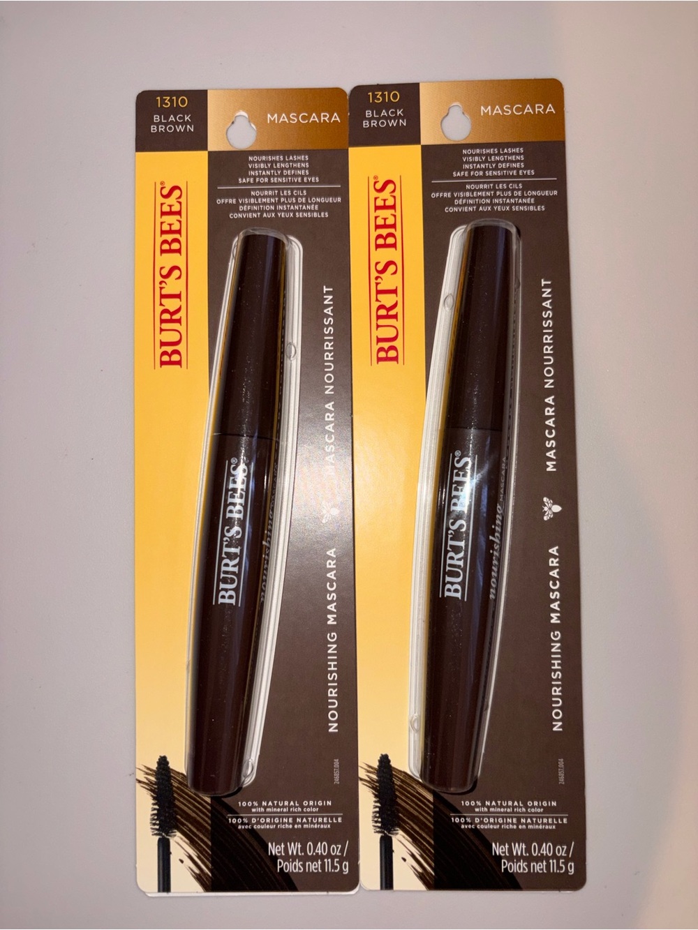 *NEW* 2 Burt’s Bees Nourishing Mascara- Black Brown Discontinued